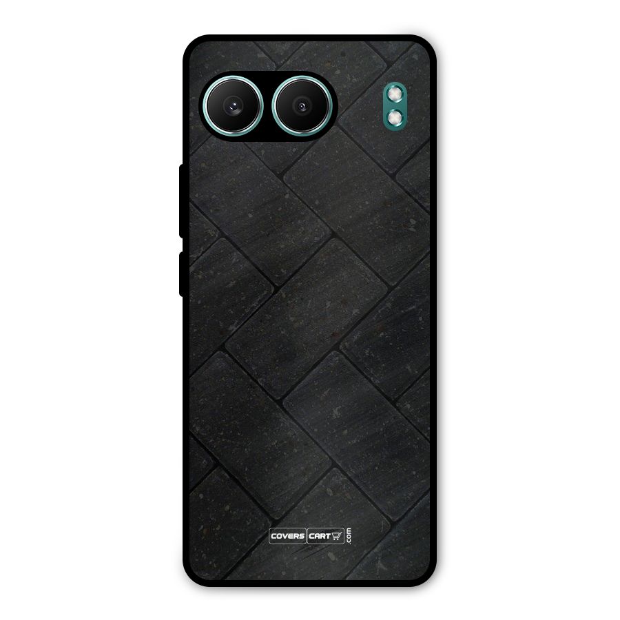 Bricks Pattern Metal Back Case for OnePlus Nord 4