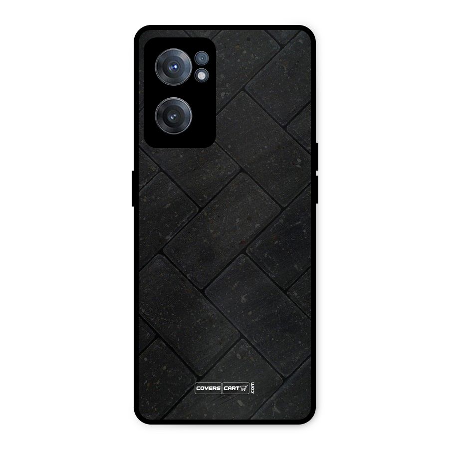 Bricks Pattern Metal Back Case for OnePlus Nord CE 2 5G