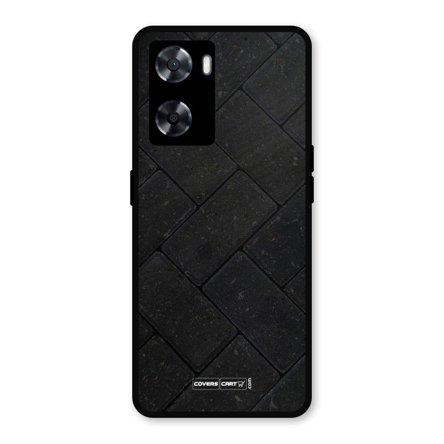 Bricks Pattern Metal Back Case for OnePlus Nord N20 SE