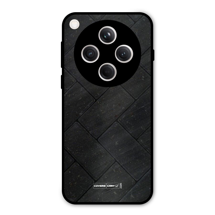 Bricks Pattern Metal Back Case for Oppo Find X8