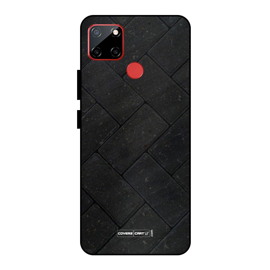 Bricks Pattern Metal Back Case for Realme C12
