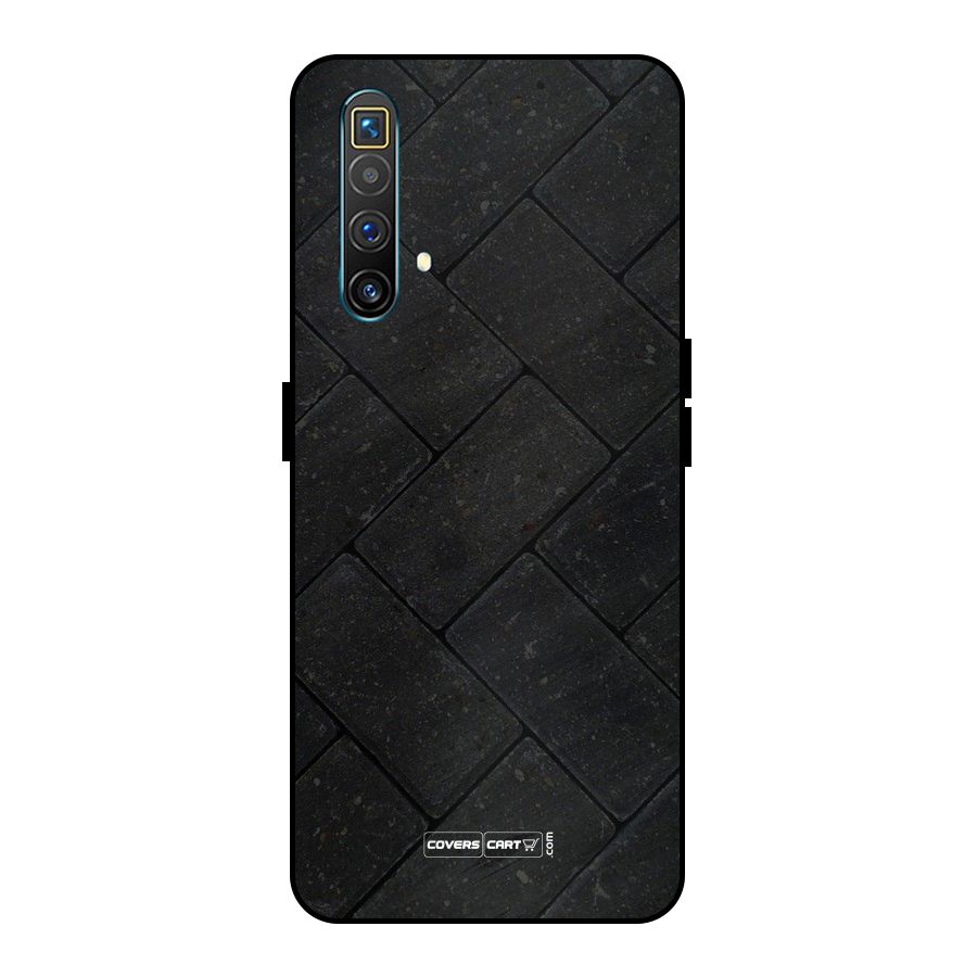 Bricks Pattern Metal Back Case for Realme X3 SuperZoom