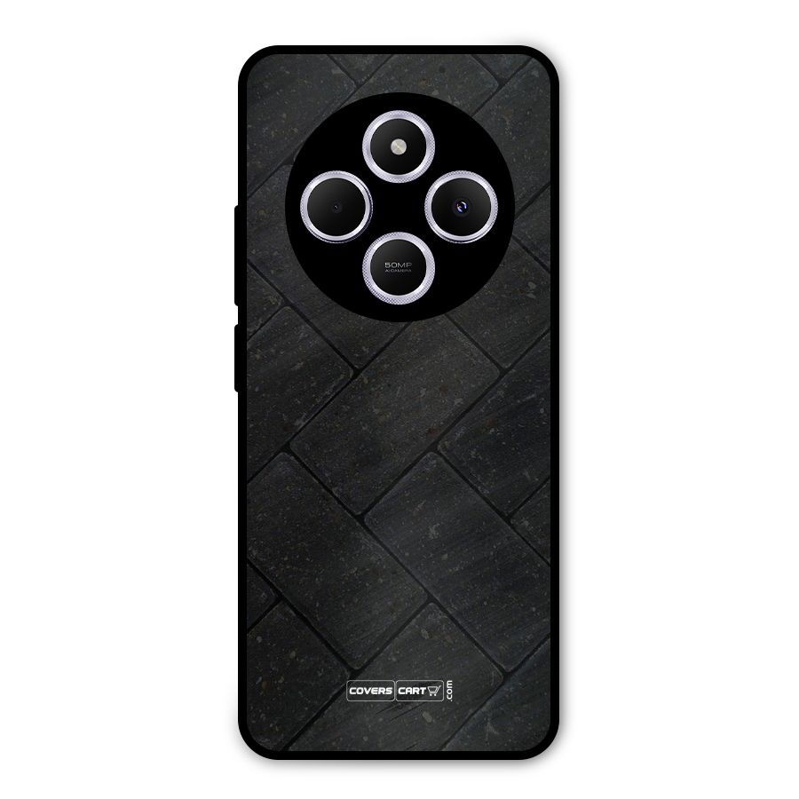 Bricks Pattern Metal Back Case for Redmi 14C