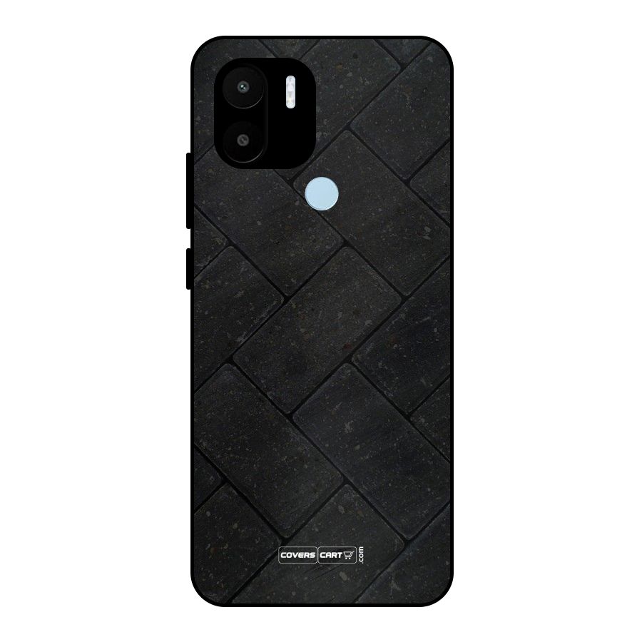Bricks Pattern Metal Back Case for Redmi A1+
