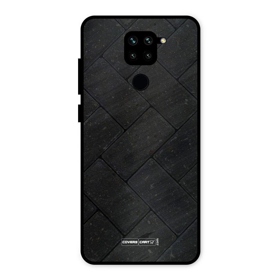 Bricks Pattern Metal Back Case for Redmi Note 9