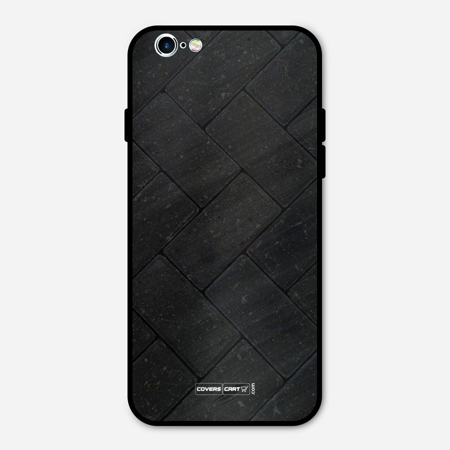 Bricks Pattern Metal Back Case for iPhone 6 6s