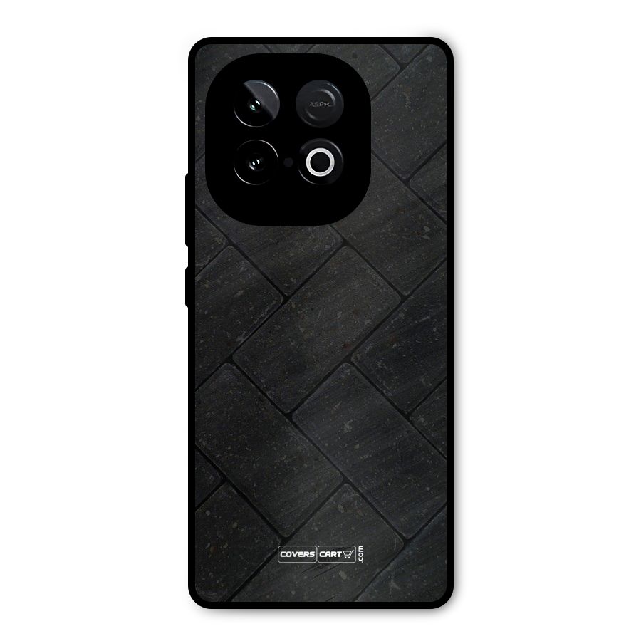 Bricks Pattern Metal Back Case for iQOO Neo 10