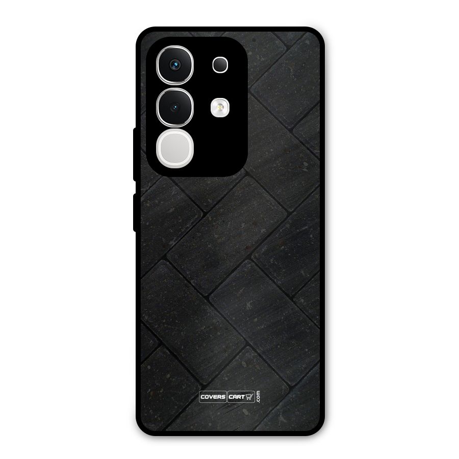 Bricks Pattern Metal Back Case for iQOO Z10x
