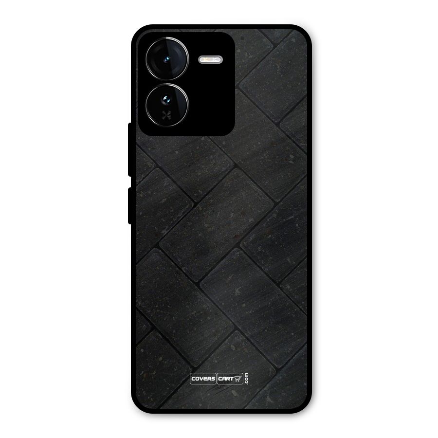 Bricks Pattern Metal Back Case for iQOO Z9