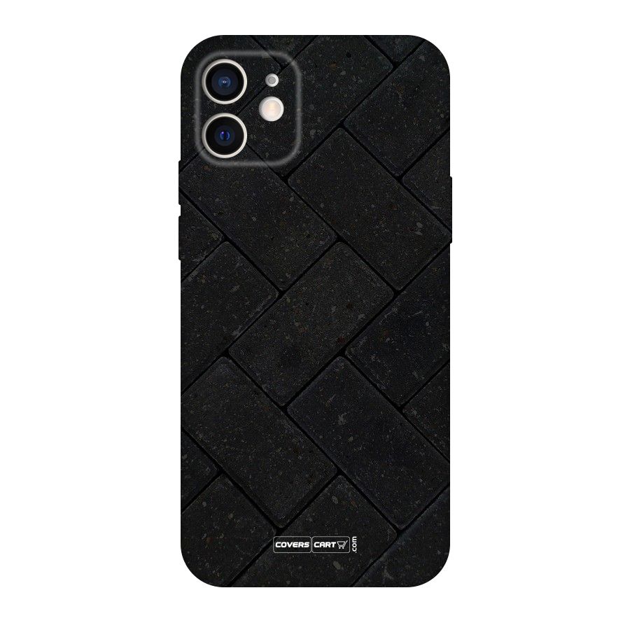 Bricks Pattern Original Polycarbonate Back Case for iPhone 12