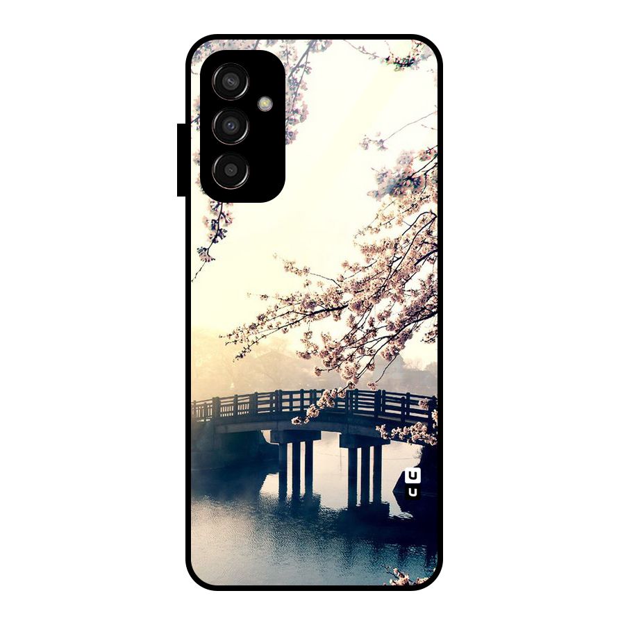 Bridge Blossom Glass Back Case for Galaxy F13