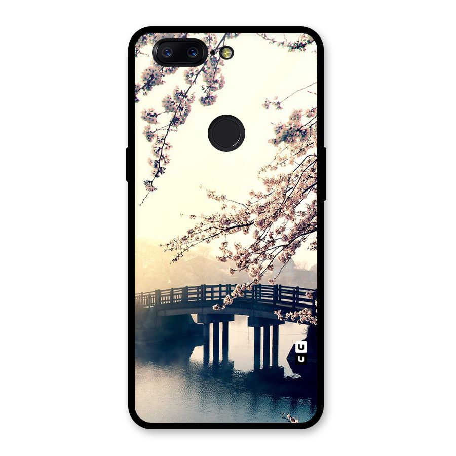 Bridge Blossom Glass Back Case for OnePlus 5T