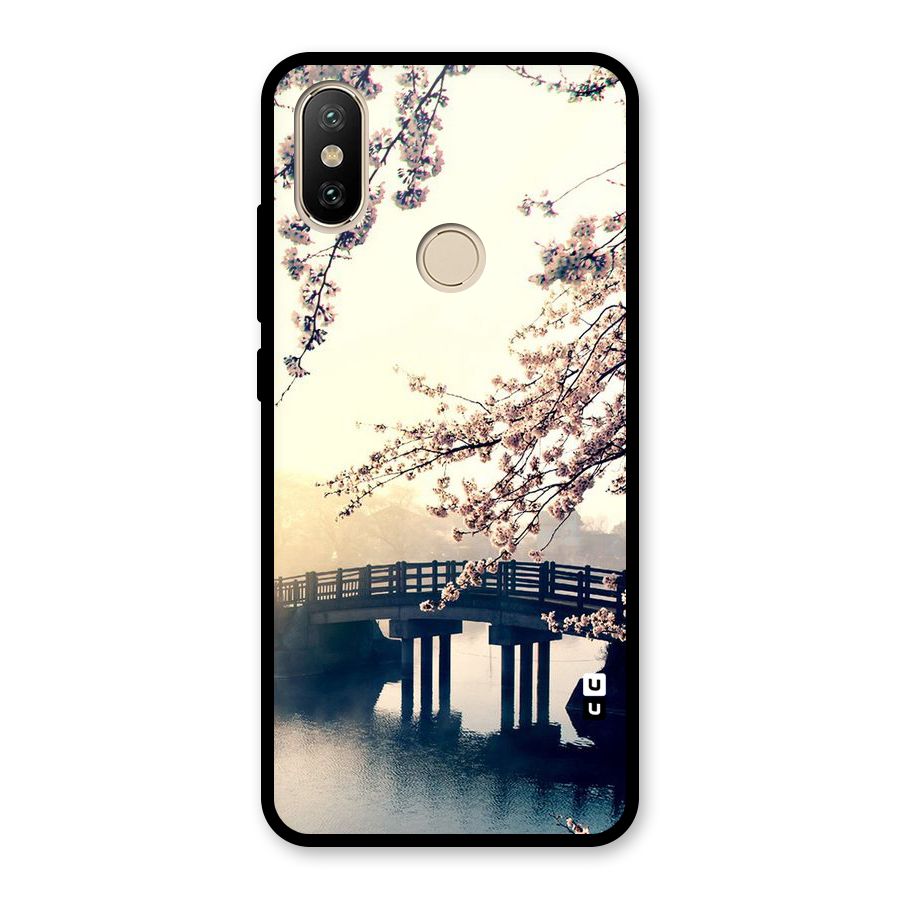 Bridge Blossom Glass Back Case for Redmi A2