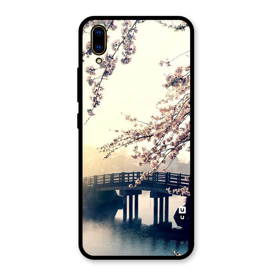 Bridge Blossom Glass Back Case for Vivo V11 Pro