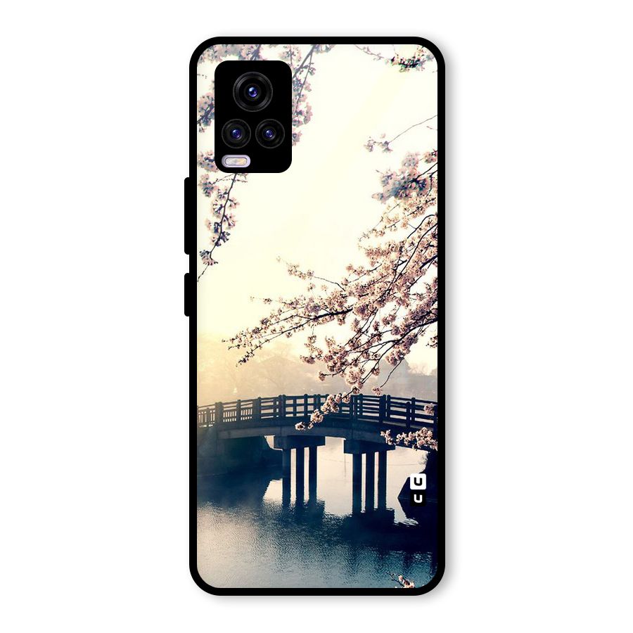 Bridge Blossom Glass Back Case for Vivo V20 2021