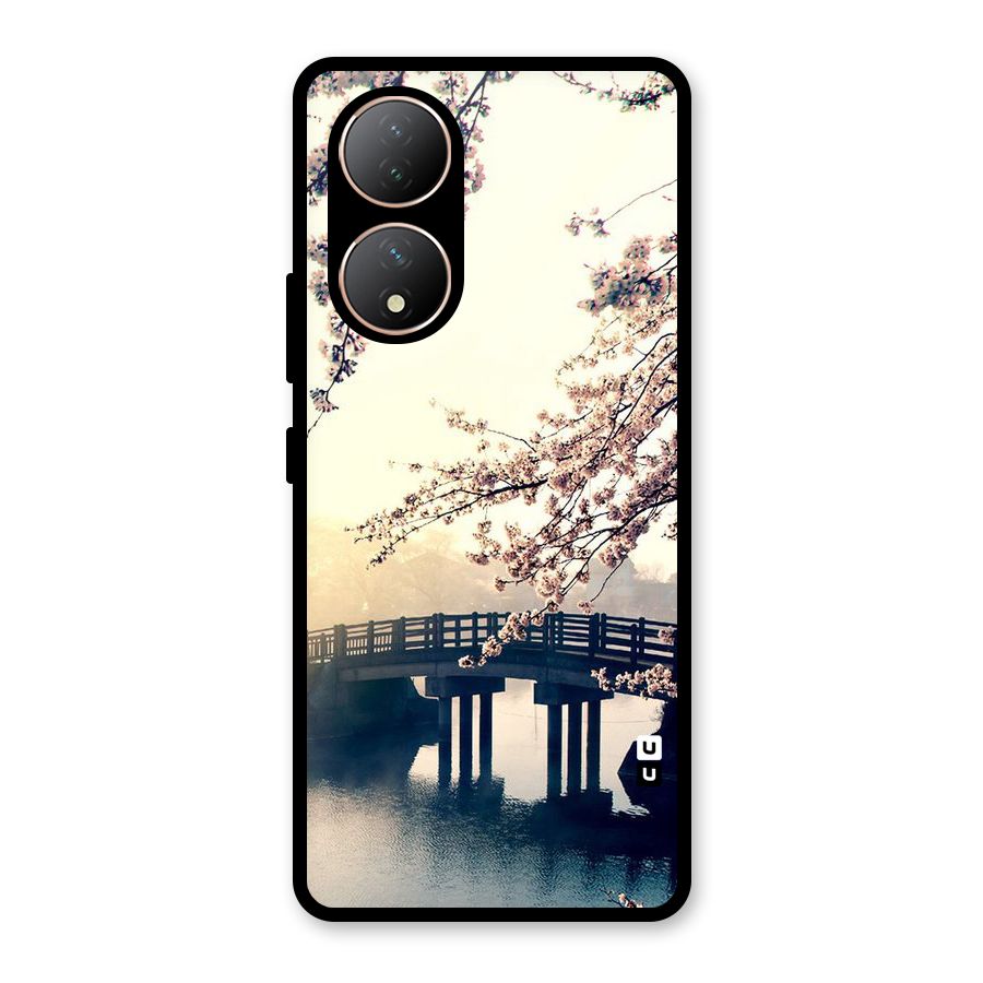 Bridge Blossom Glass Back Case for Vivo Y100A