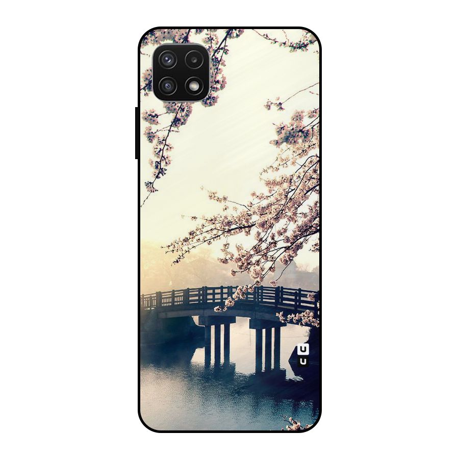Bridge Blossom Metal Back Case for Galaxy A22 5G