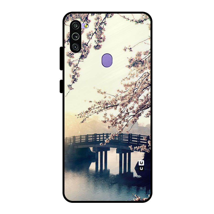 Bridge Blossom Metal Back Case for Galaxy M11