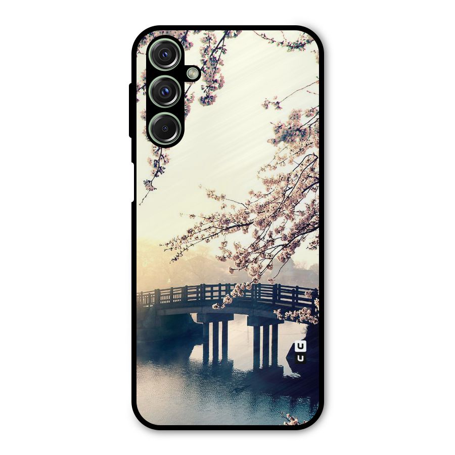 Bridge Blossom Metal Back Case for Galaxy M34