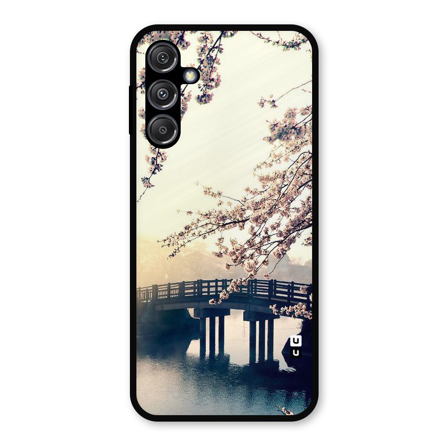 Bridge Blossom Metal Back Case for Galaxy M34 5G
