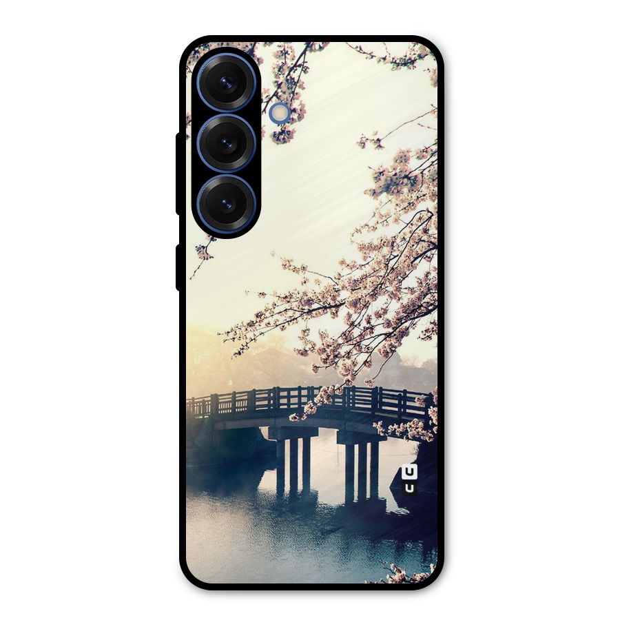 Bridge Blossom Metal Back Case for Galaxy S25