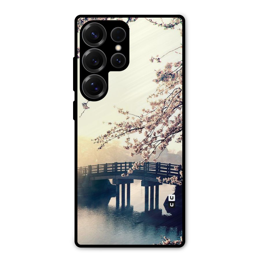 Bridge Blossom Metal Back Case for Galaxy S25 Ultra
