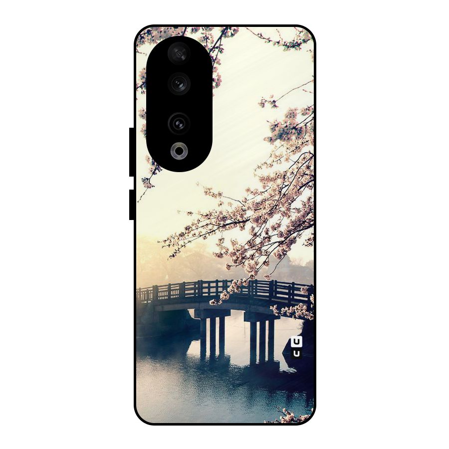 Bridge Blossom Metal Back Case for Honor 90