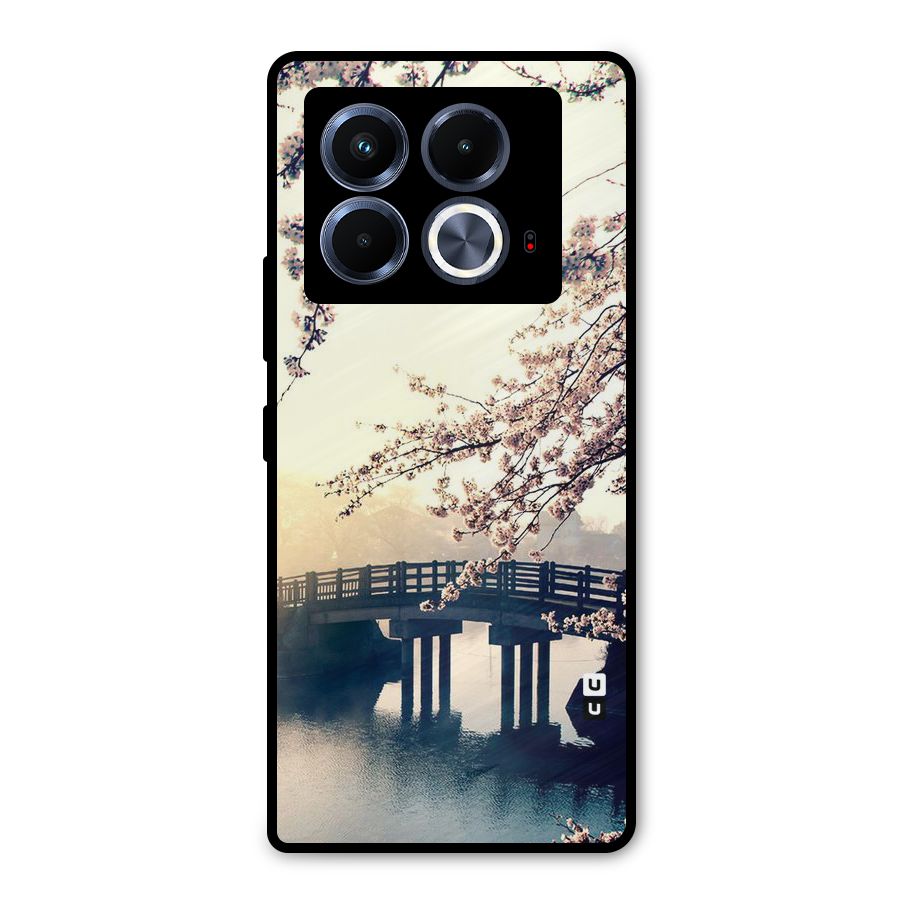 Bridge Blossom Metal Back Case for Infinix Note 40 5G