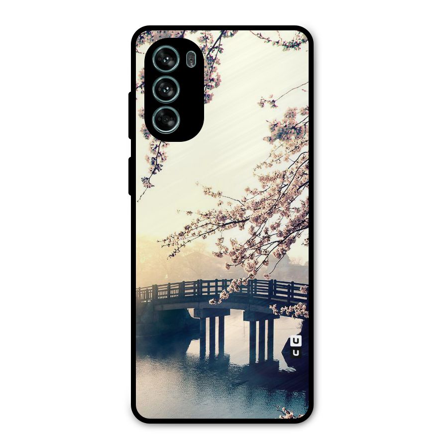 Bridge Blossom Metal Back Case for Moto G62