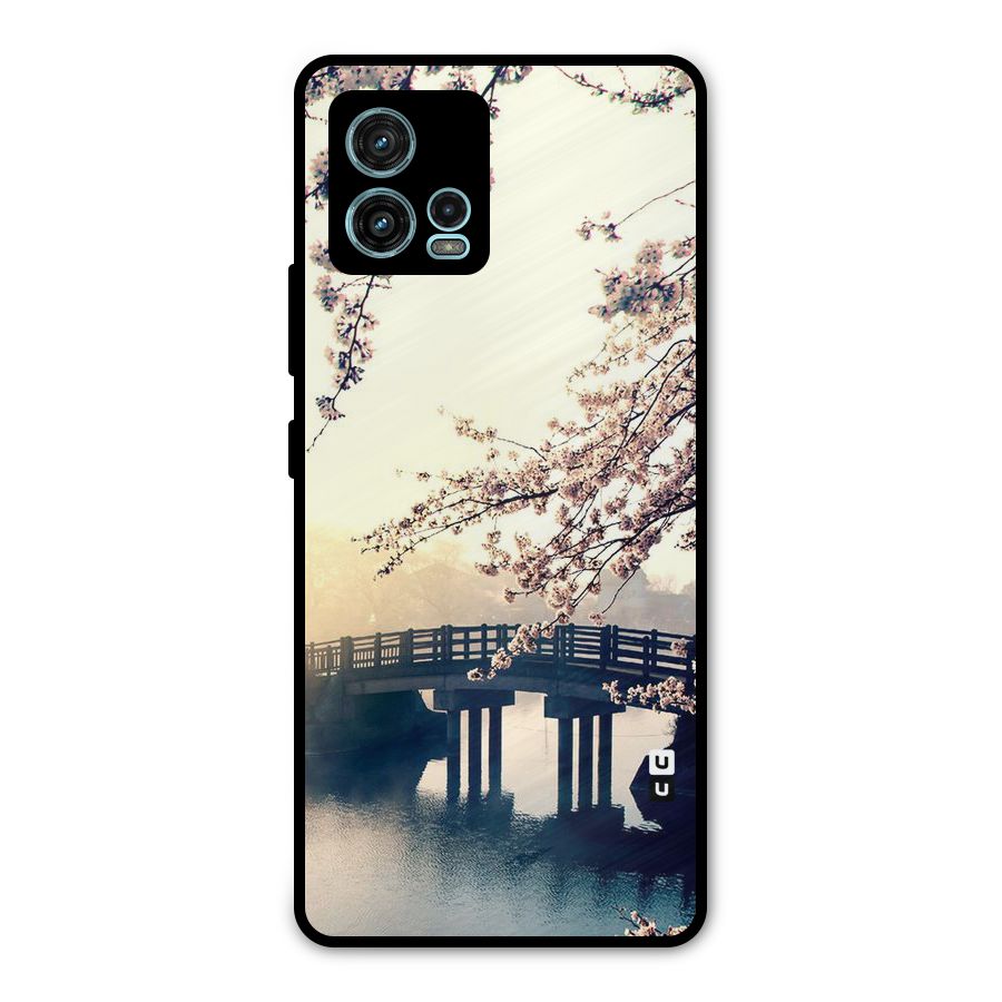 Bridge Blossom Metal Back Case for Moto G72