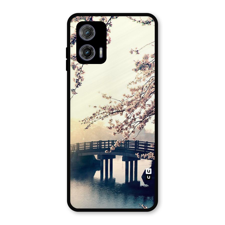 Bridge Blossom Metal Back Case for Moto G73