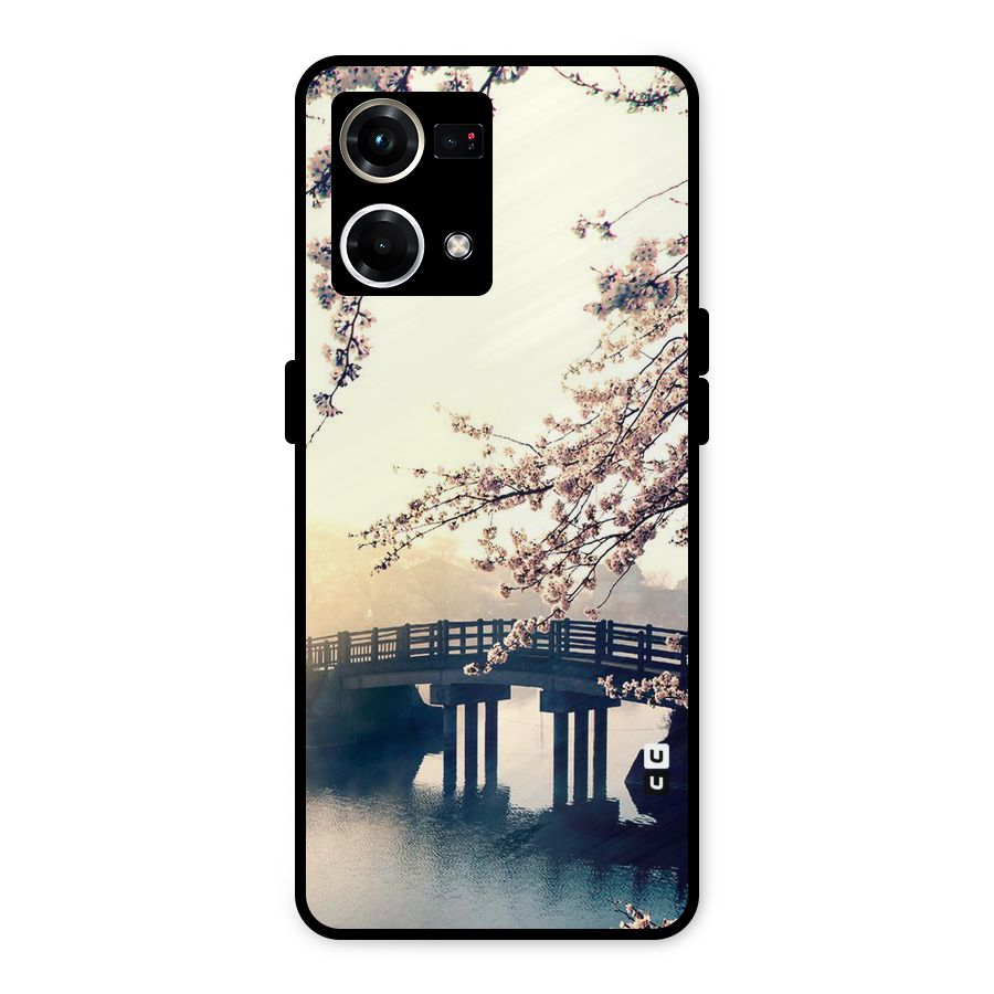 Bridge Blossom Metal Back Case for Oppo F21 Pro 4G
