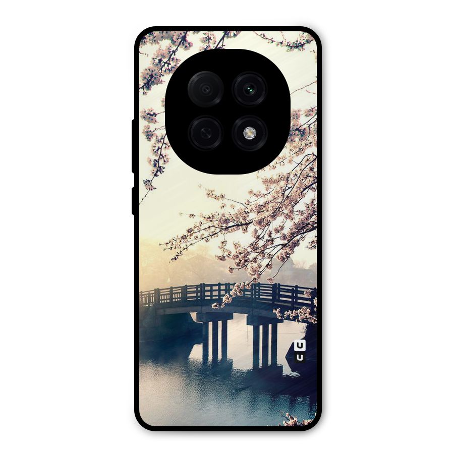 Bridge Blossom Metal Back Case for Oppo F29 Pro