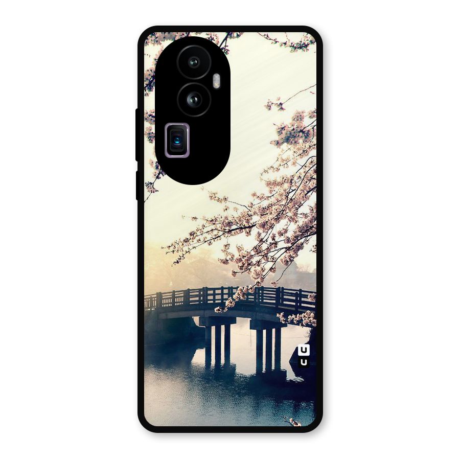 Bridge Blossom Metal Back Case for Oppo Reno10 Pro Plus