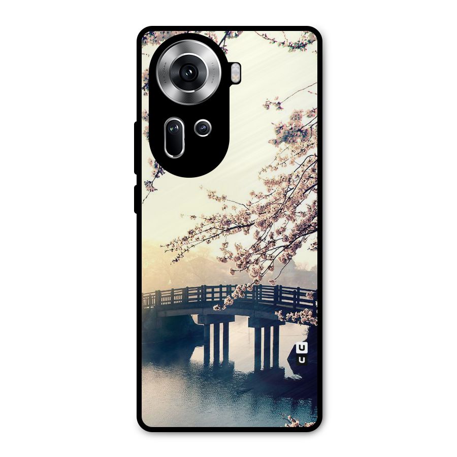 Bridge Blossom Metal Back Case for Oppo Reno11 5G