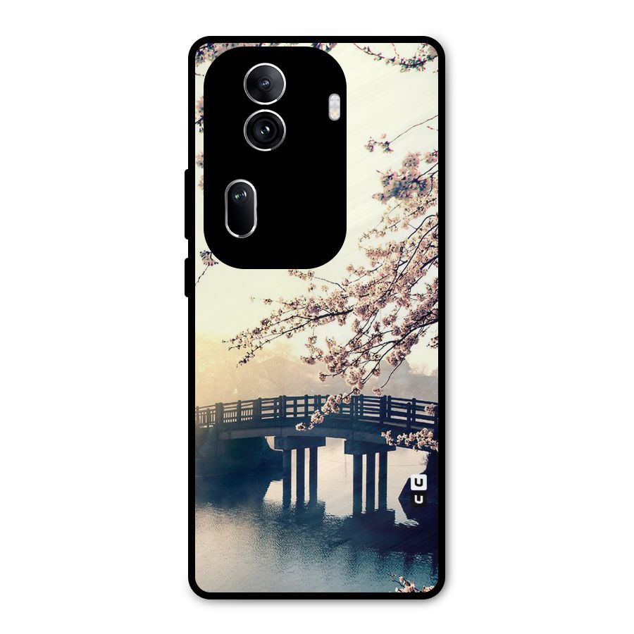 Bridge Blossom Metal Back Case for Oppo Reno11 Pro 5G