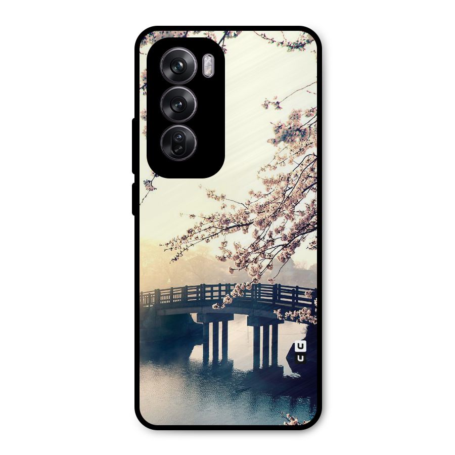 Bridge Blossom Metal Back Case for Oppo Reno12 Pro