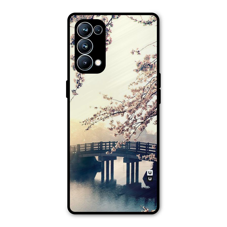 Bridge Blossom Metal Back Case for Oppo Reno5 Pro 5G