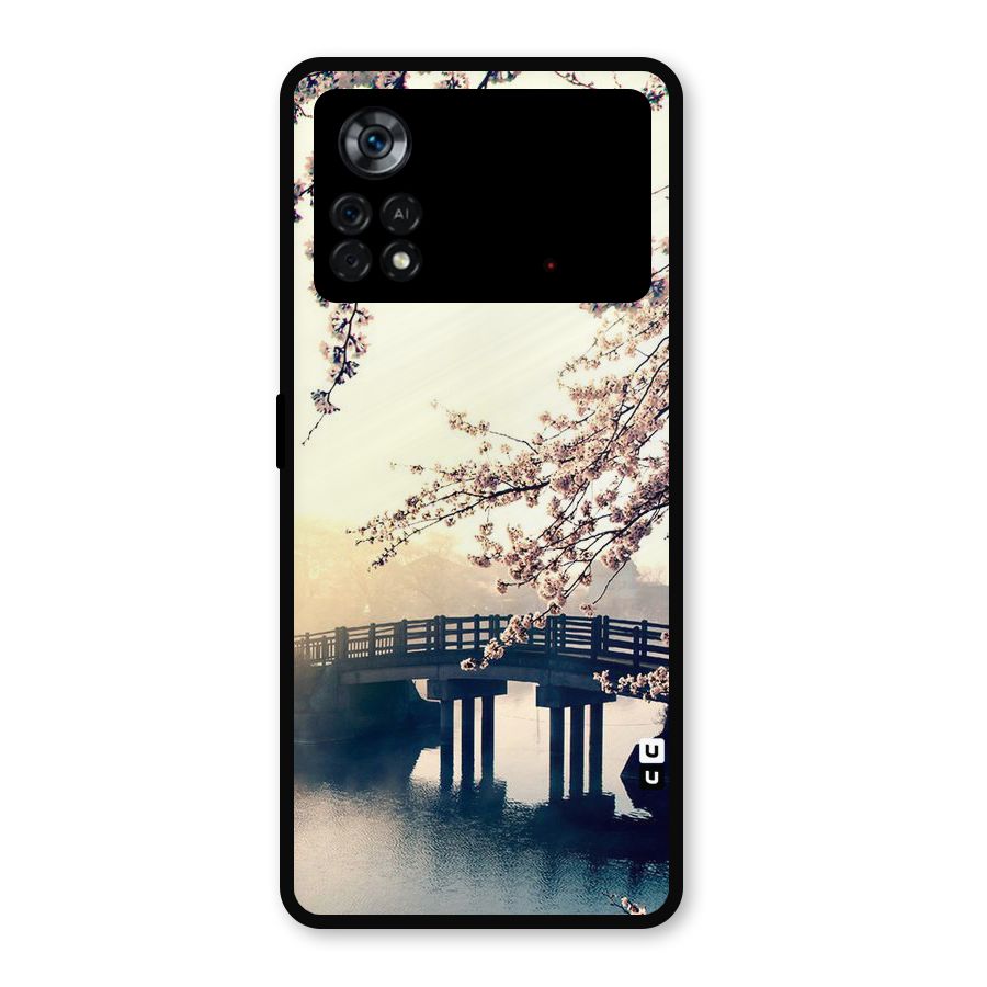 Bridge Blossom Metal Back Case for Poco X4 Pro 5G