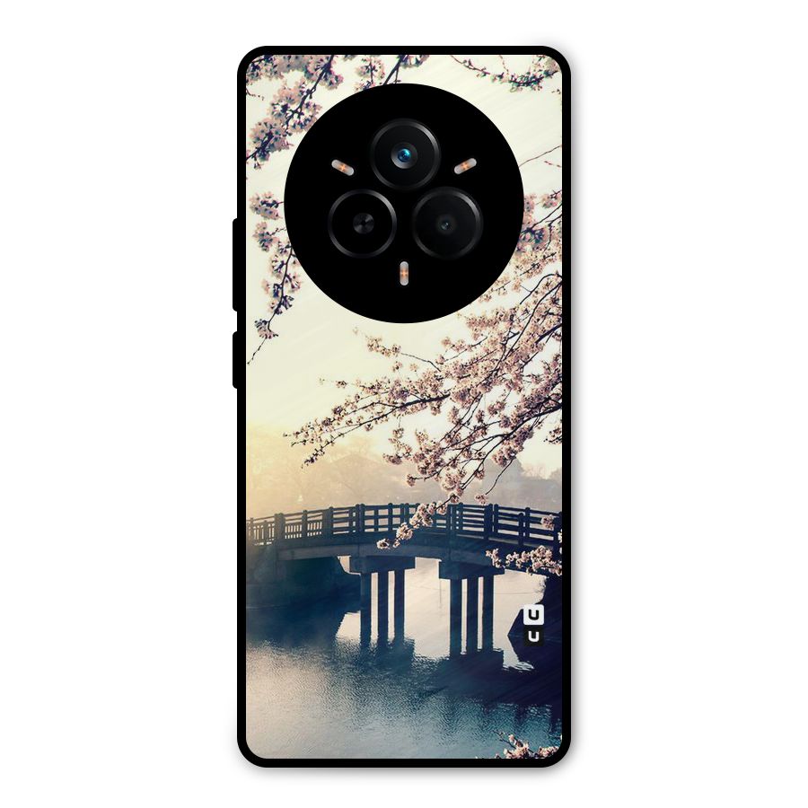 Bridge Blossom Metal Back Case for Realme 14 Pro Plus