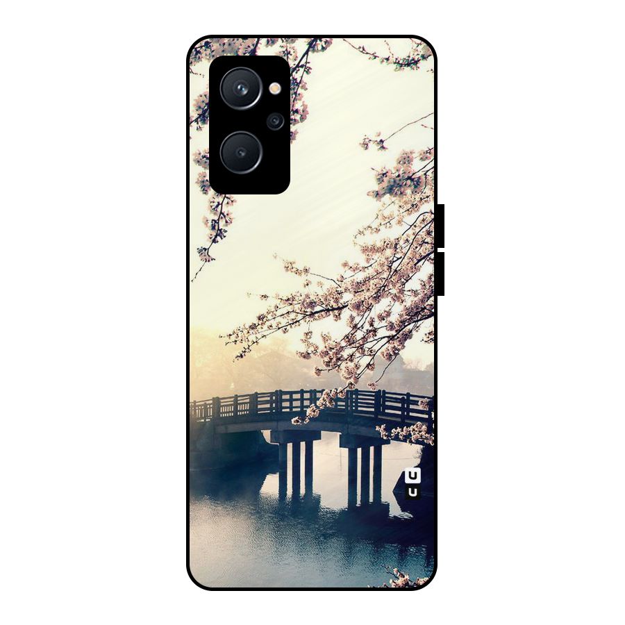 Bridge Blossom Metal Back Case for Realme 9i 5G