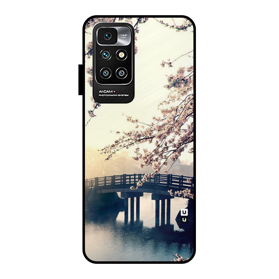 Bridge Blossom Metal Back Case for Redmi 10 Prime
