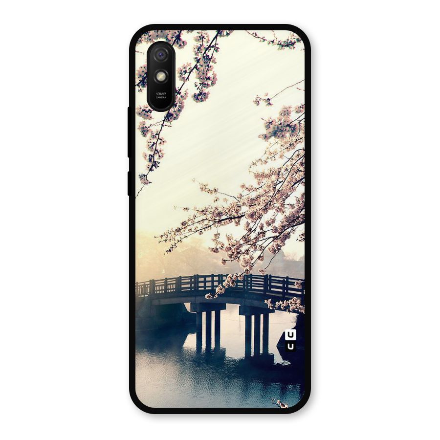 Bridge Blossom Metal Back Case for Redmi 9a