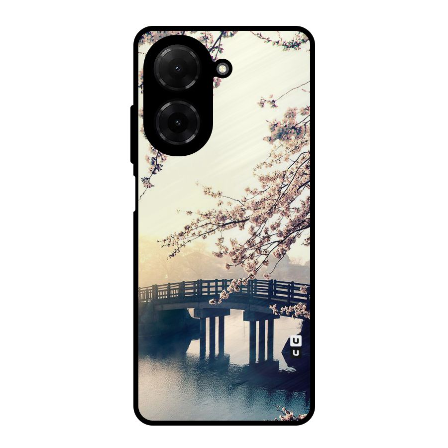 Bridge Blossom Metal Back Case for Redmi A5 4G