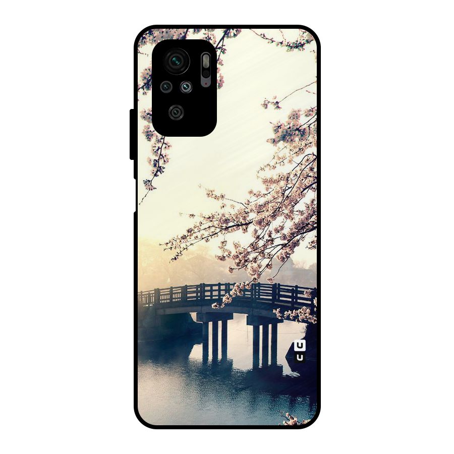 Bridge Blossom Metal Back Case for Redmi Note 10