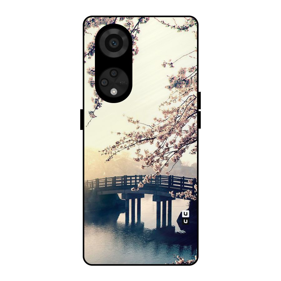 Bridge Blossom Metal Back Case for Reno8 T 5G