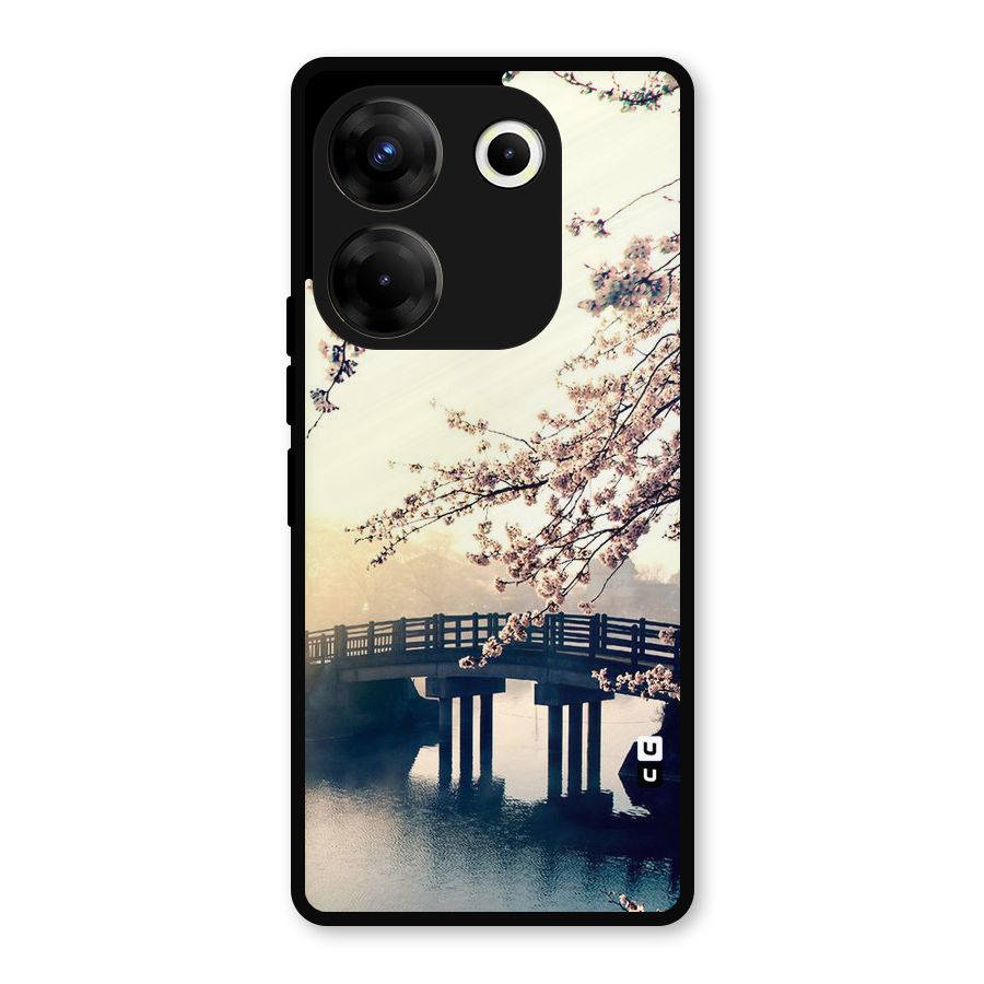Bridge Blossom Metal Back Case for Tecno Camon 20