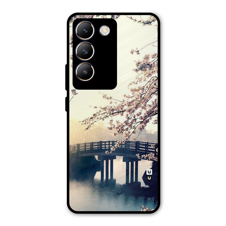 Bridge Blossom Metal Back Case for Vivo T3 5G