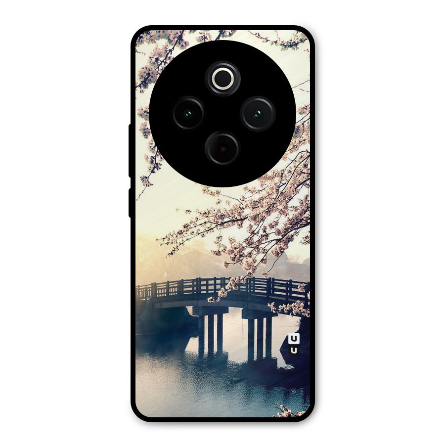 Bridge Blossom Metal Back Case for Vivo T4
