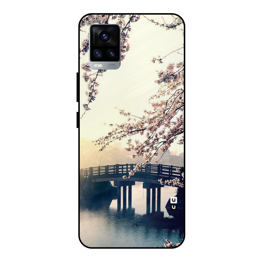 Bridge Blossom Metal Back Case for Vivo V20